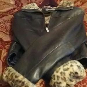 Kenneth Cole genuine leather jacket